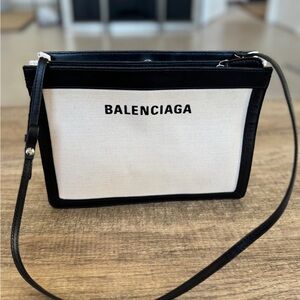 Balenciaga Black and White Women's Bag
